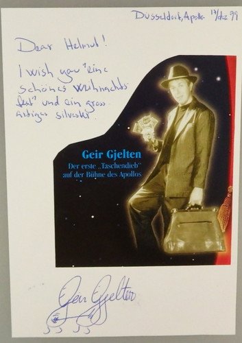 Autogramm internationaler
