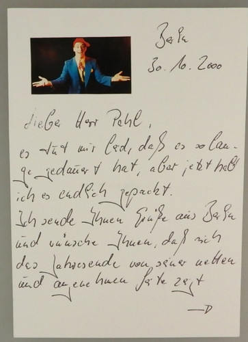 Autogramm deutscher komiker - deutscher,